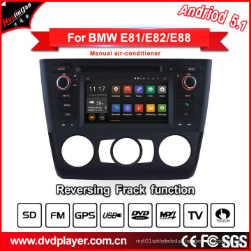 Android Auto DVD Player para BMW 1 E81 E82 E88 Vídeo Navegação GPS com conexão WiFi Hualingan